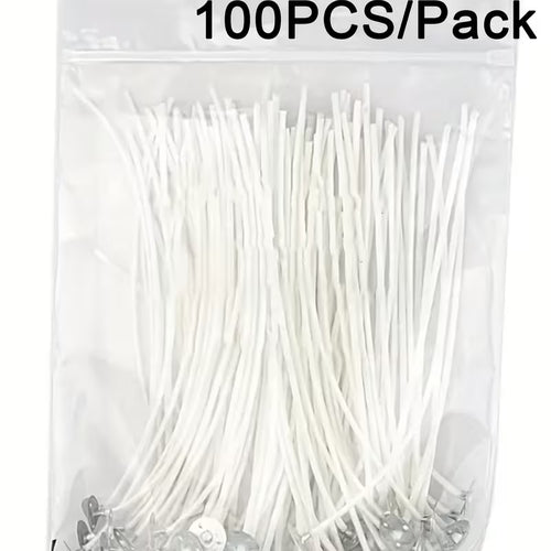 100pc Cotton Candle Wicks (10cm)