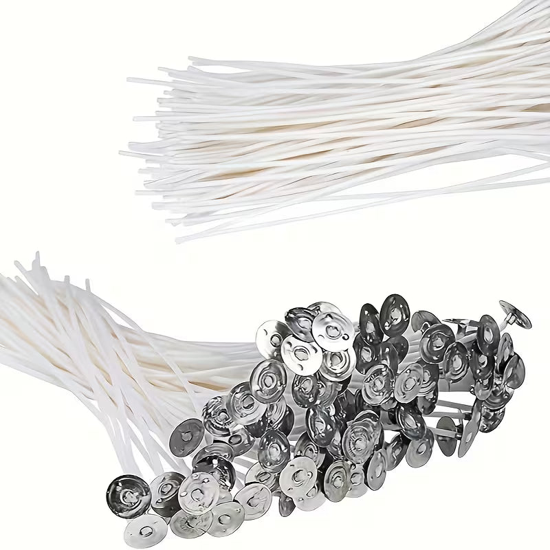 100pc Cotton Candle Wicks (10cm)