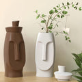 Abstract Face Vase/Jar Silicone Mold – Multipurpose Moai-Style Concrete