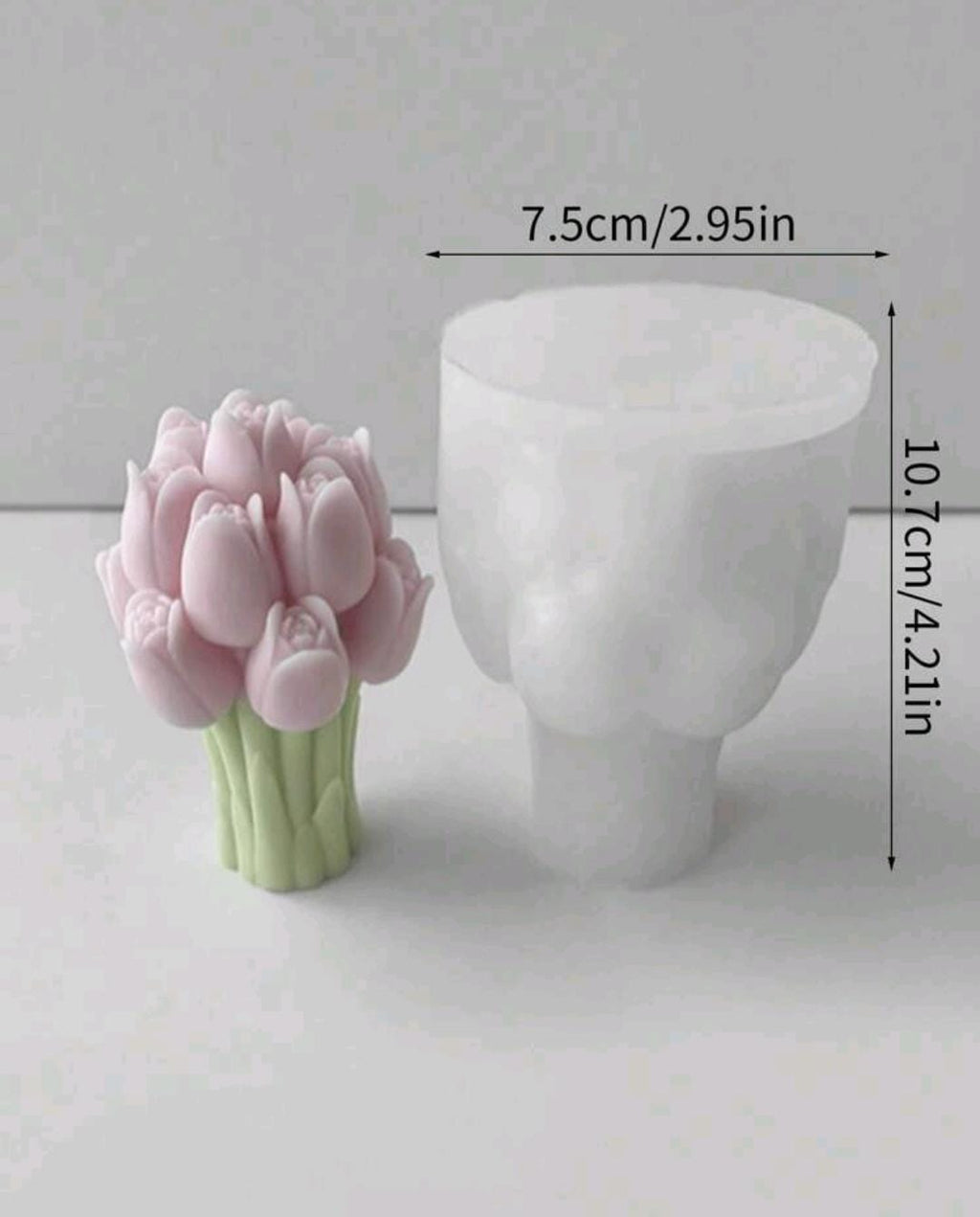 Tulip Bouquet Silicone Mold