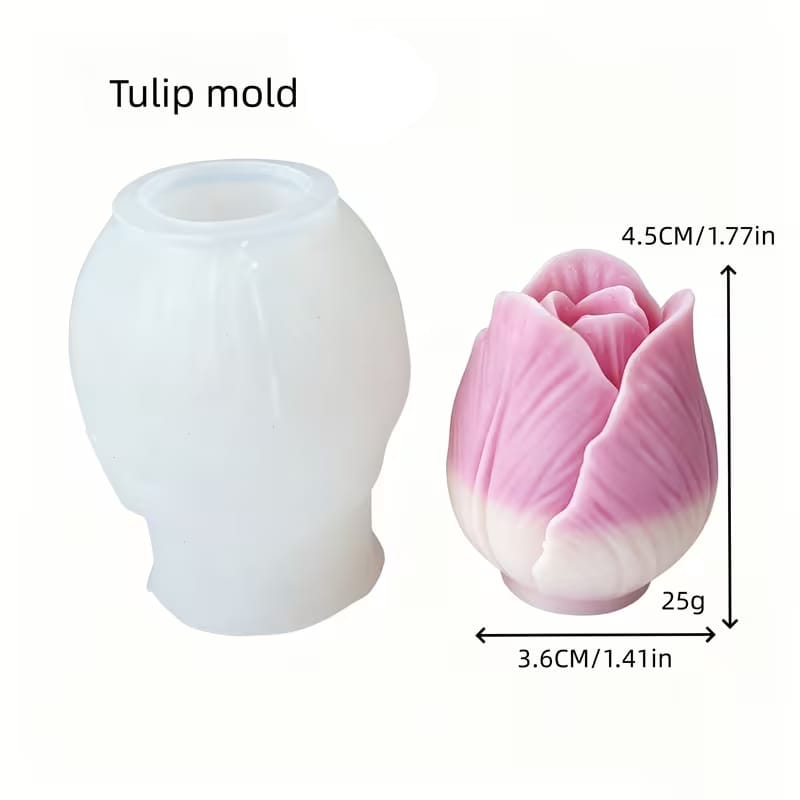 Single Tulip Silicone Mold