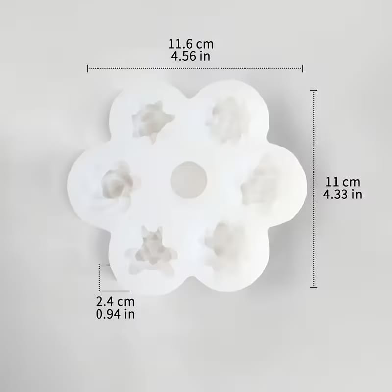 7 in 1 Cactus Silicone Mold