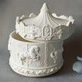 Carousel Merry-Go-Round Jar Silicone Mold - Vintage Horse Candle Jar Mold