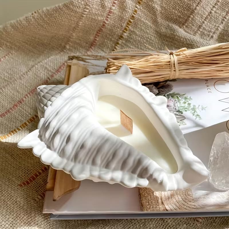 Conch Shell Silicone Mold - Seashell Tray & Trinket Dish Mold