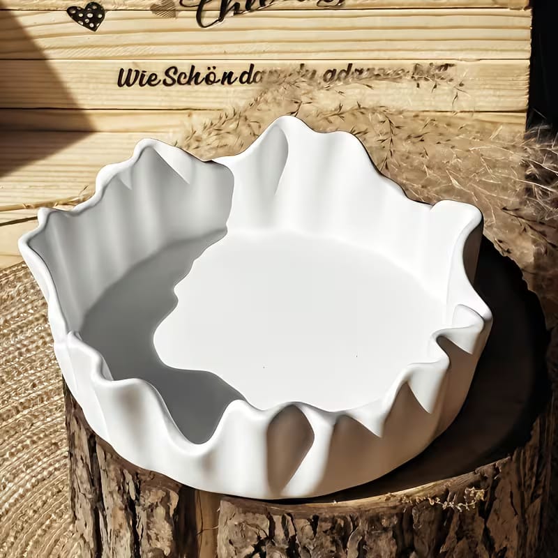 Wavy Irregular Bowl Silicone Mold - Small Wavy Edge Dish Mold