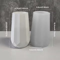 Tapered Cylinder Vase Silicone Mold - Plain Smooth Vase & Candle Mold