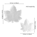 Maple Leaf Tray Silicone Mold - Leaf Coaster & Trinket Dish Mold