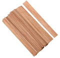 Wooden Candle Wicks with Metal Clip - Pack of 20