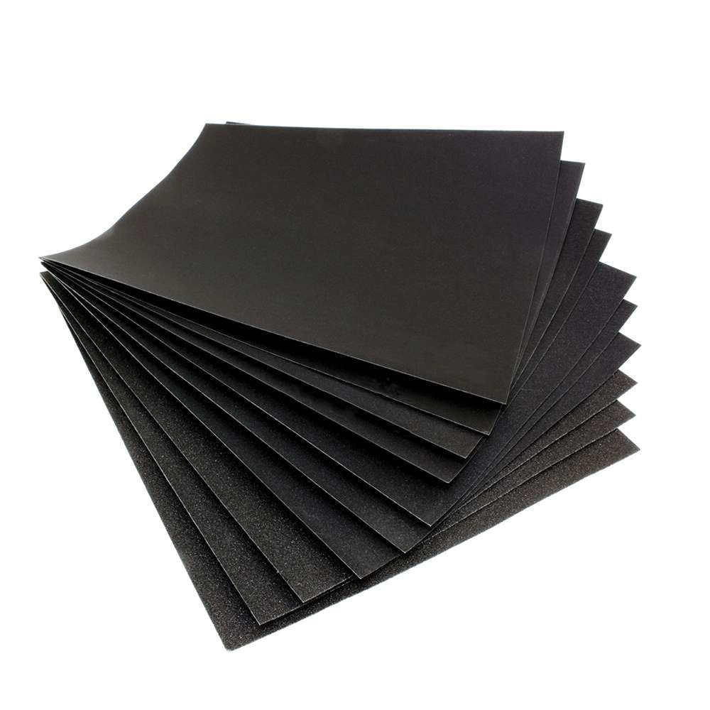 Fine Waterproof Sandpaper Sheets Set