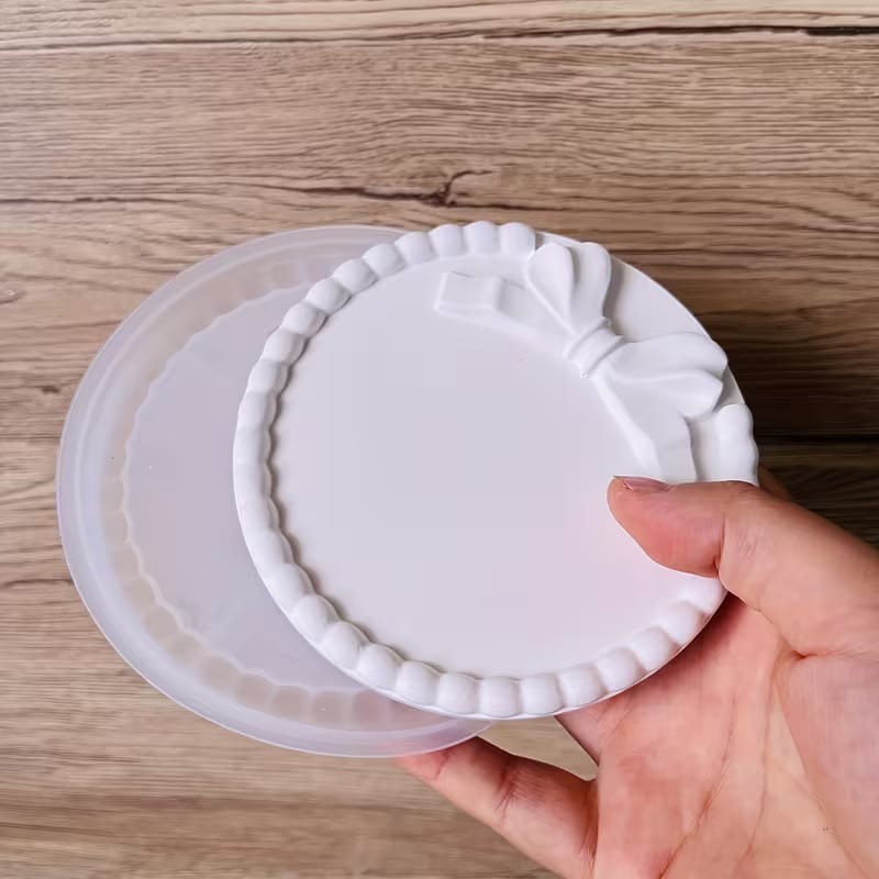 Bow Bubble Beaded Tray Silicone Mold