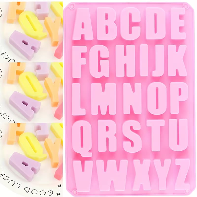 Large Alphabet Silicone Mold