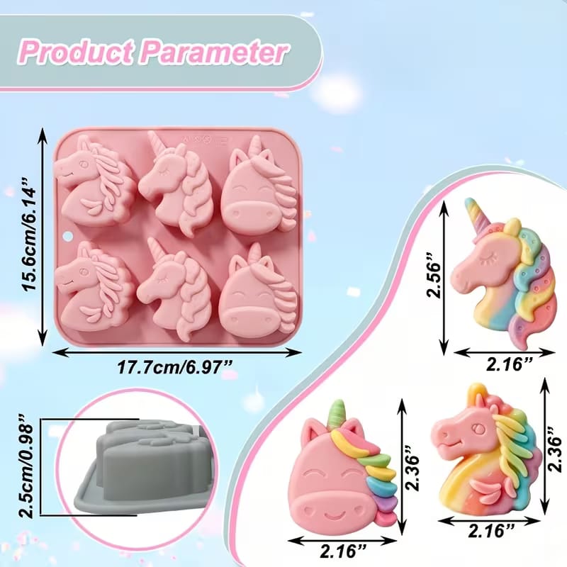Unicorn Mold | Kids DIY Baking & Plaster Mold