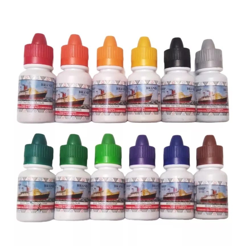 Concentrated Liquid Tint Colour Pigment for Concrete & Plaster