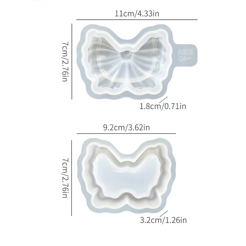 Bow Shape Jar Silicone Mold - Jar & Lid