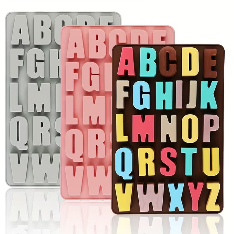 Medium Alphabet Silicone Mold