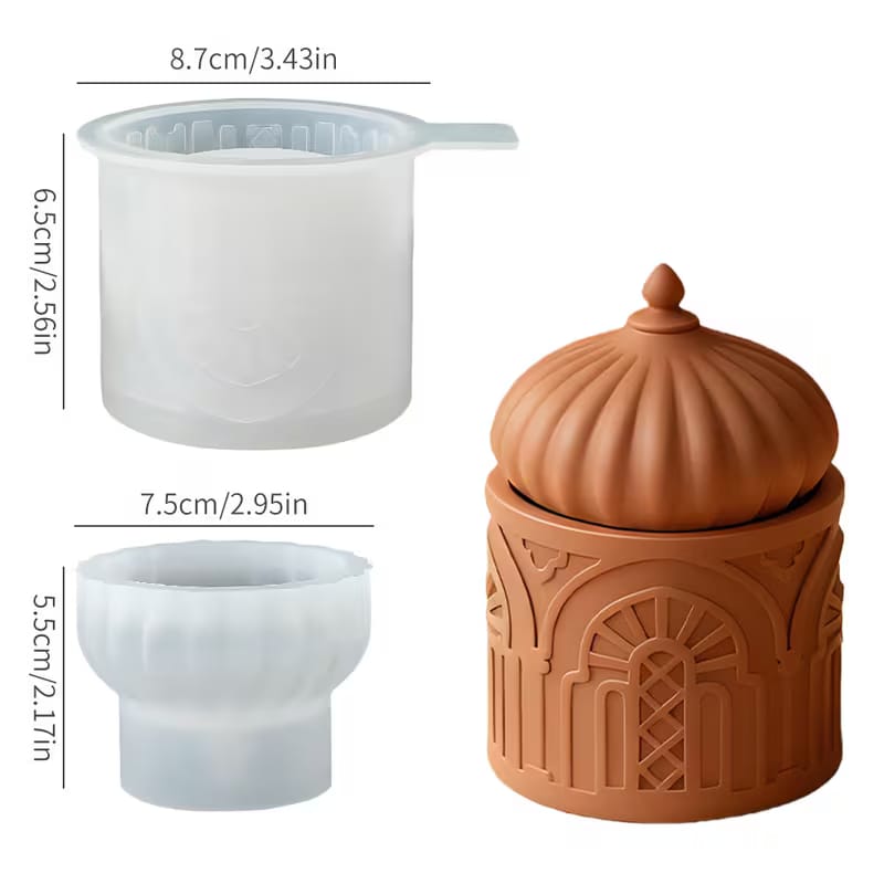 House Dome Jar Silicone Mold