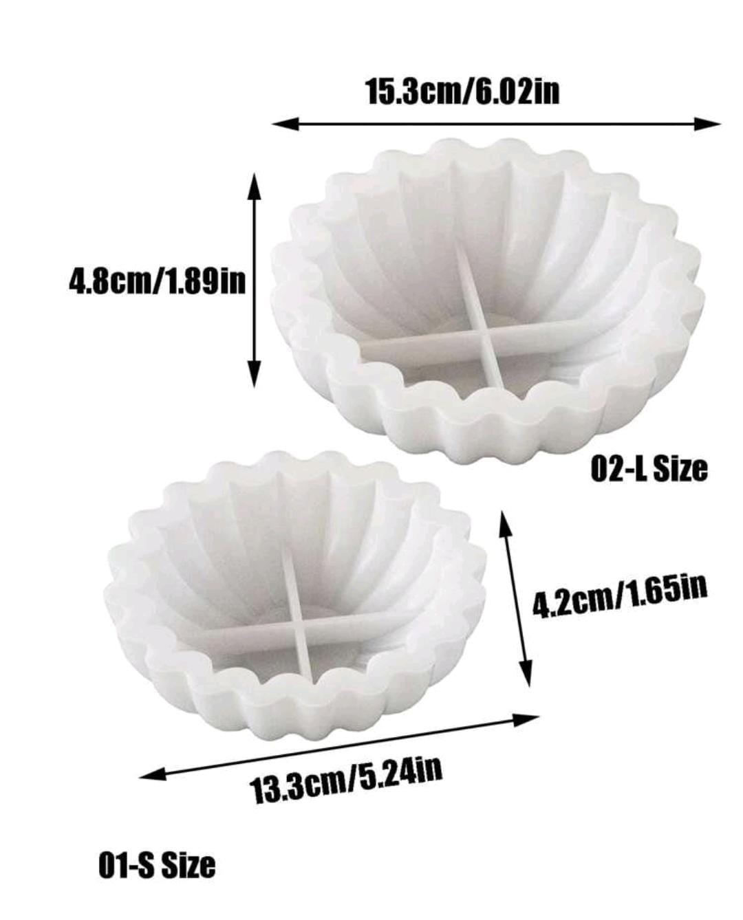 Scalloped Bowl Silicone Mold