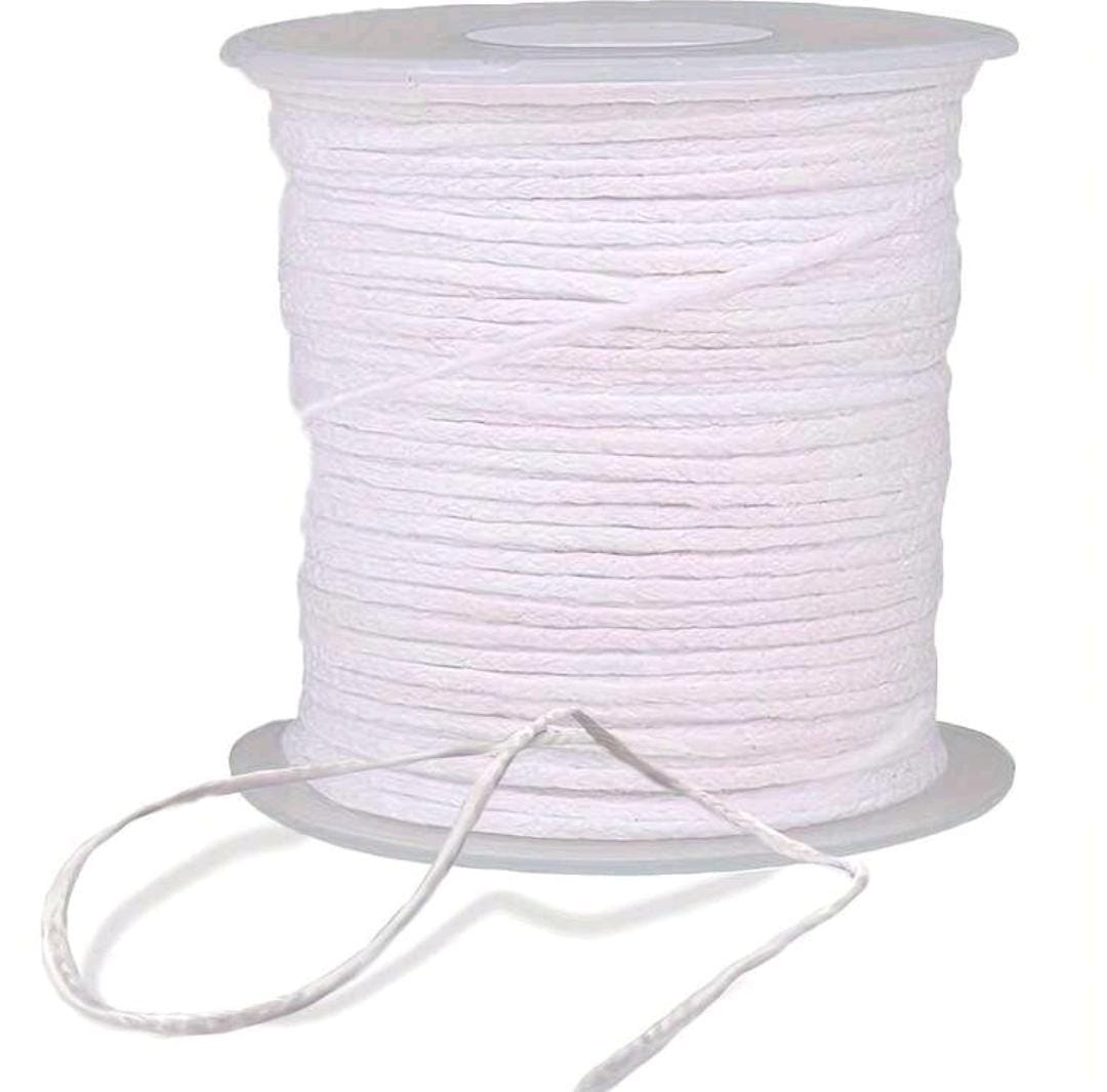 Cotton Candle Wick Spool Roll - 51 Meters