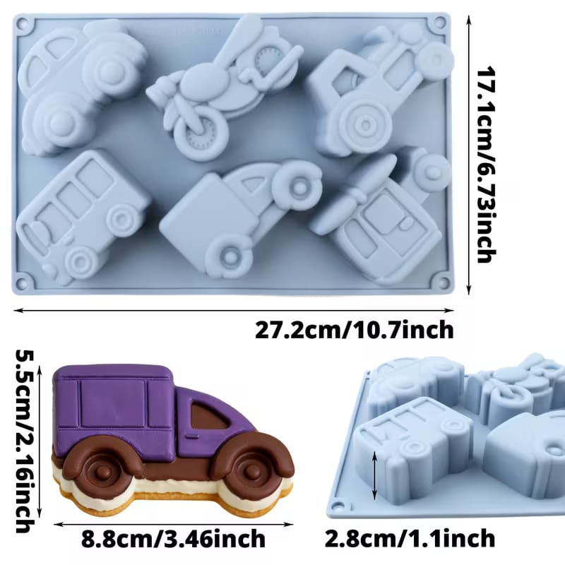 Vehicle Mold | Kids DIY Baking & Plaster Mold
