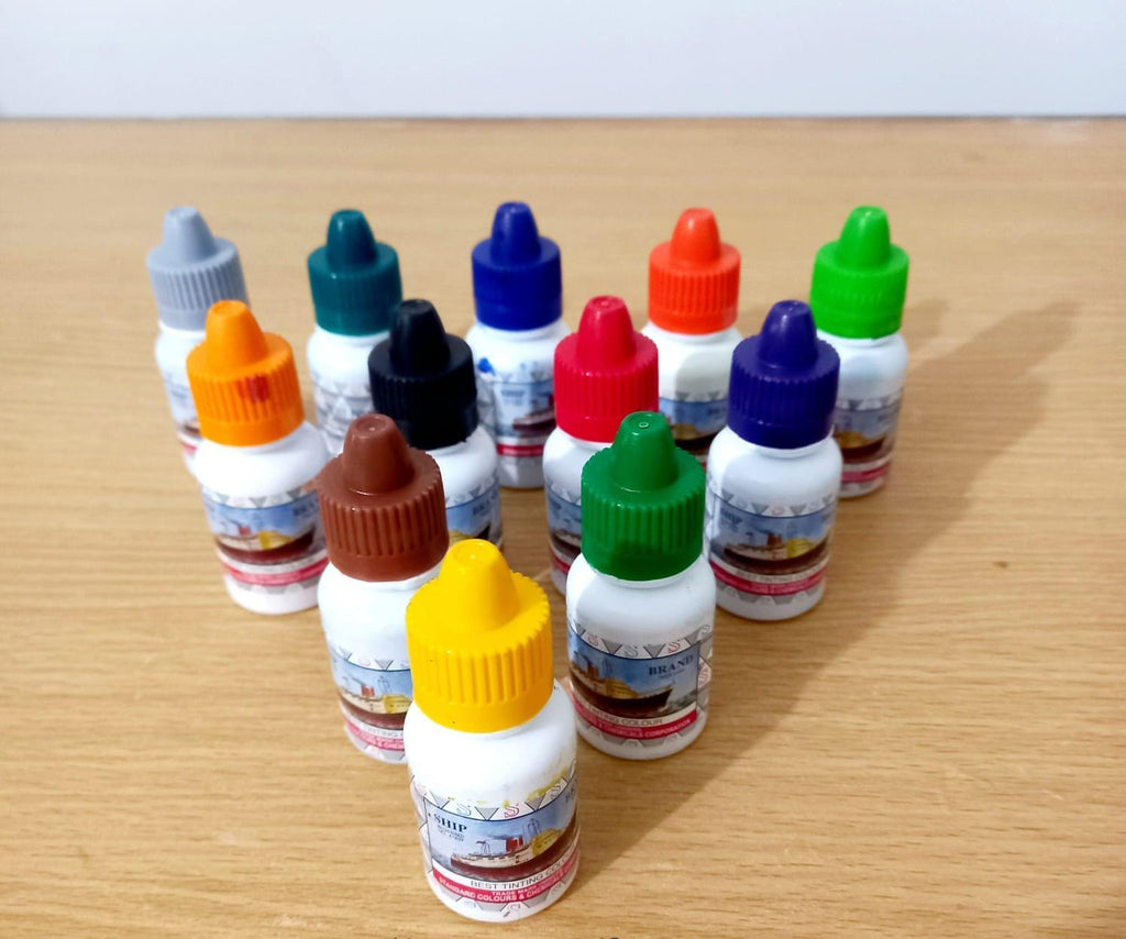 Concentrated Liquid Tint Colour Pigment for Concrete & Plaster
