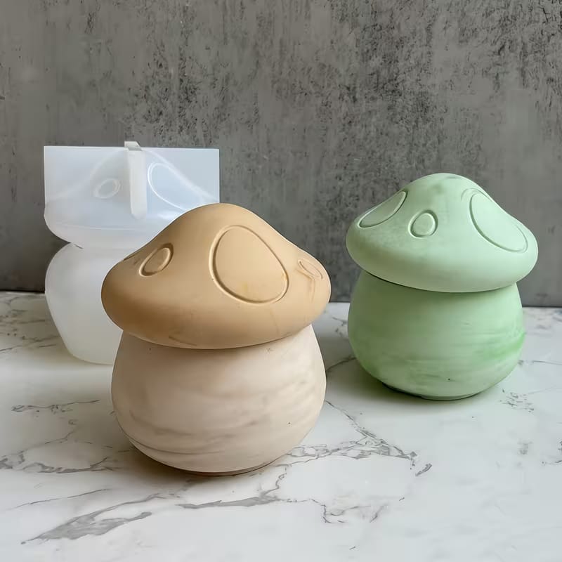 Mushroom Jar Silicone Mold