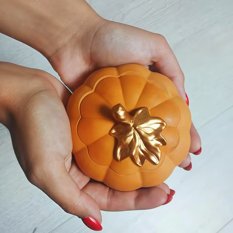 Pumpkin Jar Silicone Mold - Wavy Edge
