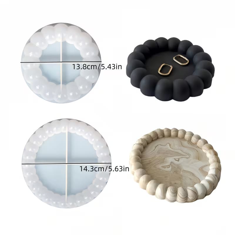 Bubble Tray Mold | Plaster & Resin Silicone Mold