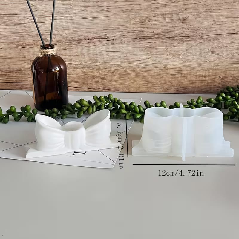 Bow Candle Holder Silicone Mold