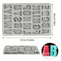 Medium Alphabet Silicone Mold